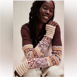Free People 🔥🔥LAST ONE 🔥🔥NWT All In Cuff Size Medium in Chocolate Combo